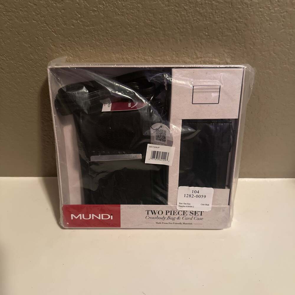 Mundi Felicia RFID Blocking Leather Crossbody Wallet Bag